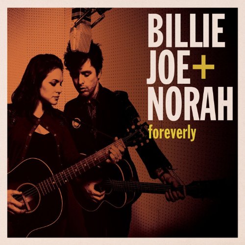 Billie Joe, Norah, and Joe strumming guitars on album cover.