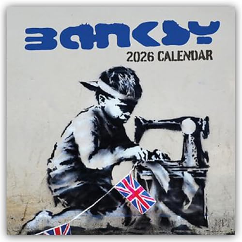 Banksy 2026 Square Wall Calendar
