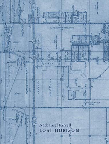 Blueprint-style cover for “Lost Horizon” by Nathaniel Farrell.