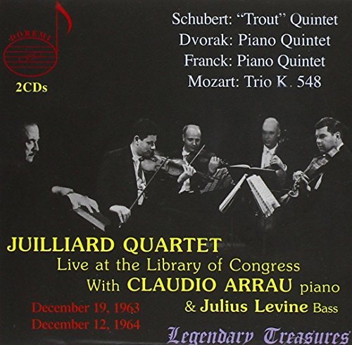 Juilliard Quartet/arrau - Dvorák; Franck; Schubert - Piano Quintets [CD]
