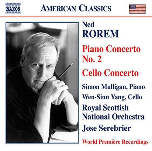Mulliganyangrsno - ROREM: Piano Concerto No. 2 / Cello Concerto [CD]