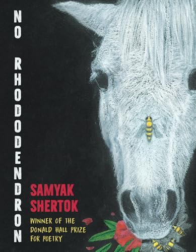 Book cover: white horse head with a bee on its nose.