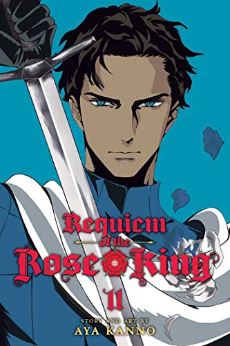 Manga volume cover with a young man holding a sword, titled “Requiem of the Rose King 11”.