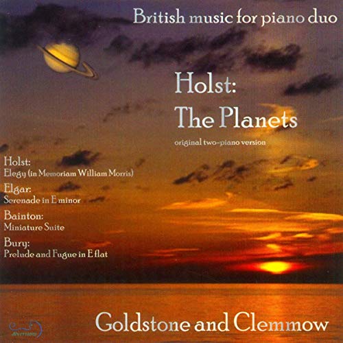 Goldstoneclemmow - Elgar; Bury; Bainton; Holst: British Music for Piano Duo [CD]