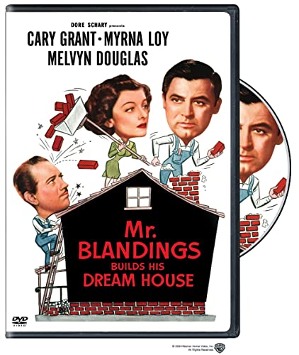 DVD cover for "Mr. Blandings Builds His Dream House" with Cary Grant and Myrna Loy.