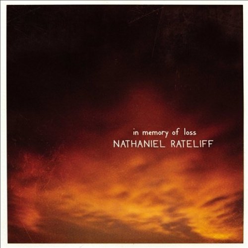 Nathaniel Rateliff album cover: fiery red and black abstract background.