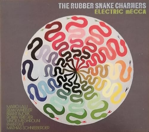 CD cover: colorful spiral of painted snakes, band name and members listed.
