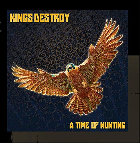 CD cover: golden eagle with outstretched wings against a patterned blue background.