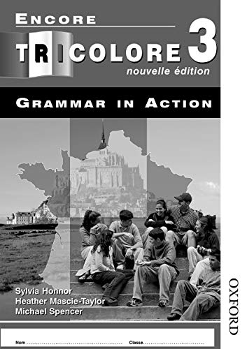 Encore Tricolore: Grammar in Action Stage 3 (Encore Tricolore) pack of 8