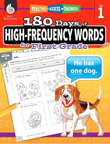 180 Days™: High-Frequency Words for First Grade : Practice, Assess, Diagnose
