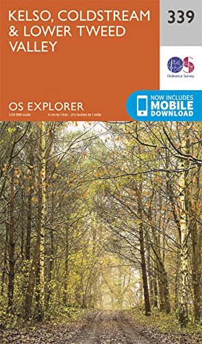 OS Explorer Map 339 Kelso, Coldstream and Lower Tweed Valley OS Explorer Paper Map