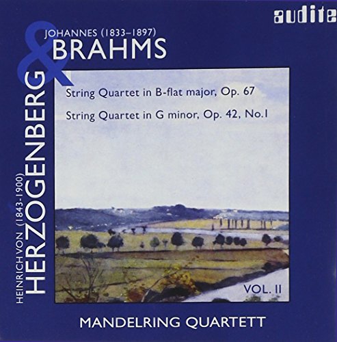 Mandelring Qt. - Brahms: String Quartet in B flat major op.67; Herzogenberg: String Quartet in G minor op. 42, no.1 [CD]