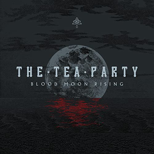 Album cover for The Tea Party’s “Blood Moon Rising” featuring a full moon.