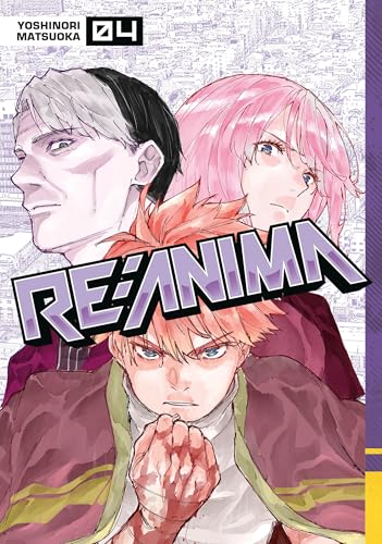 Manga cover with three characters: a man, and two young people.