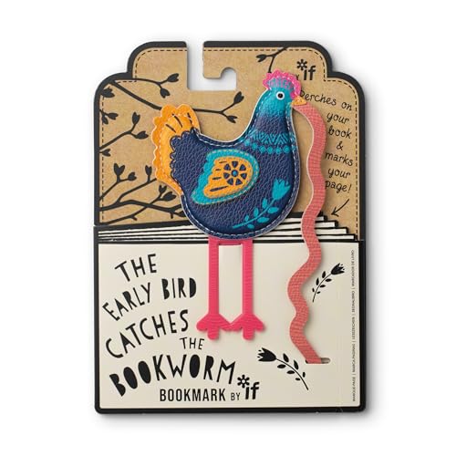Early Bird Catches the Bookworm Bookmark - Chicken