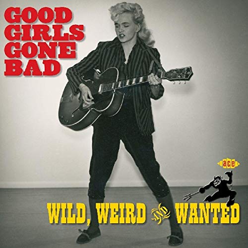 CD cover featuring a woman playing guitar in a striped jacket.