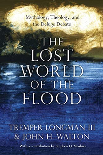 Book cover: "The Lost World of the Flood" with stormy water imagery.