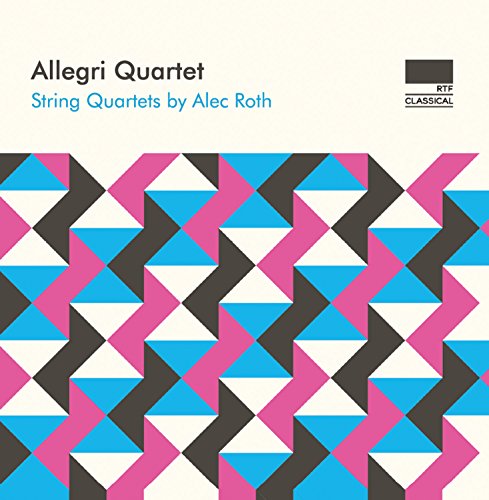 CD cover: geometric pink, blue, and brown pattern with text.