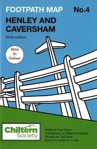 Footpath Map No. 4 Henley and Caversham: Ninth Edition - In Colour (Chiltern Society Footpath Maps)