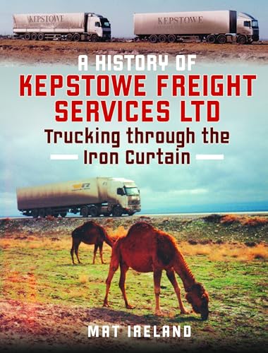 Book with cover image of truck near Iron Curtain-era border, industrial landscape background.