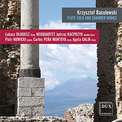 CD cover featuring stone ruins, mountains, and text listing musicians.