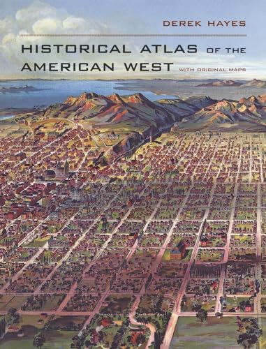Book cover: “Historical Atlas of the American West” with a landscape illustration.
