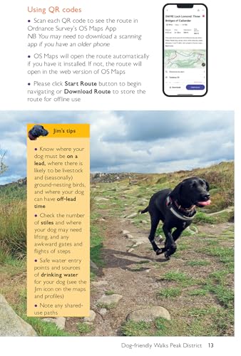 OS Short Walks Made Easy - Dog-friendly Walks Peak District