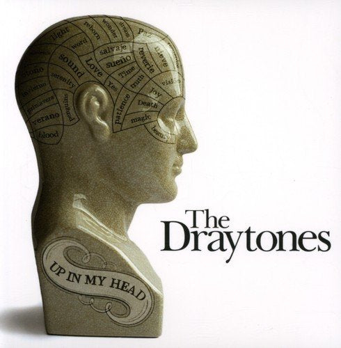 CD cover: a sculpted head with words inside, titled "The Draytones.