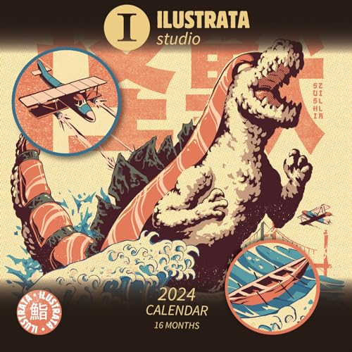 Illustrata Calendar 2024- Month to a View Planner 30cm x 30cm - Official Merchandise