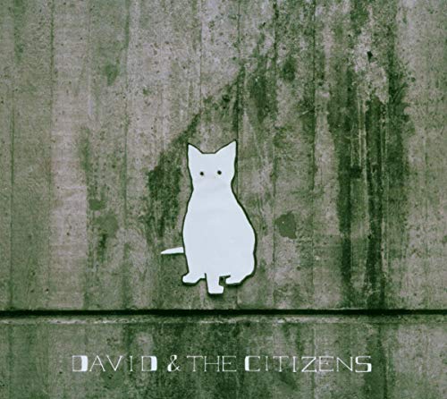 CD cover: white cat silhouette on textured green concrete background.