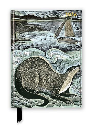 Angela Harding: Shetland Otter and Windsong 2026 Luxury Diary Planner - Page to View with Notes