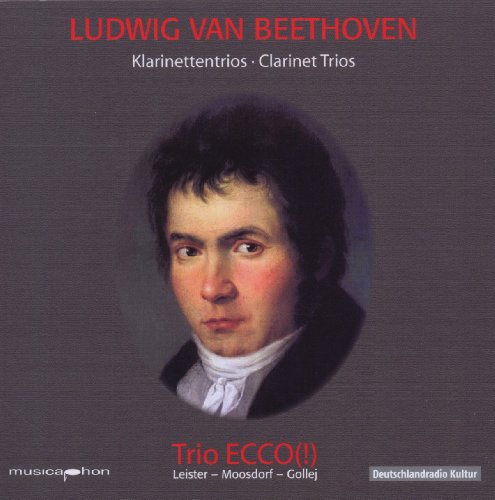 CD cover featuring a portrait of Ludwig van Beethoven and text details.
