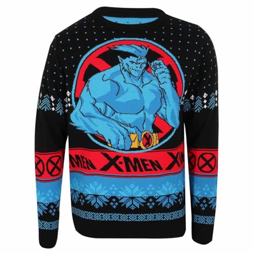 Marvel Comics X-Men - Beast (Unisex Knitted Jumper) Ex Large