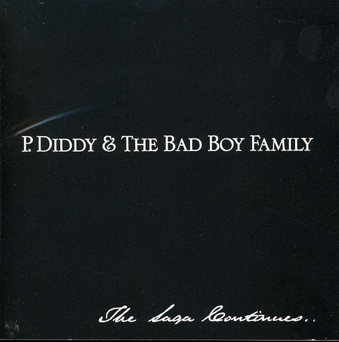 BlackBSCH Black album cover with white text reading P Diddy & The Bad Boy Family.