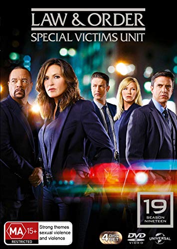 Law & Order: Special Victims Unit Season 19 DVD cover with cast.