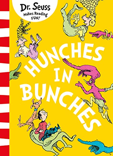 Dr. Seuss book cover with colorful, whimsical characters in motion.