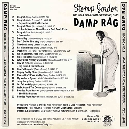 Stomp Gordon - Damp Rag- The Killer Dilla From Columus Ohio [VINYL]