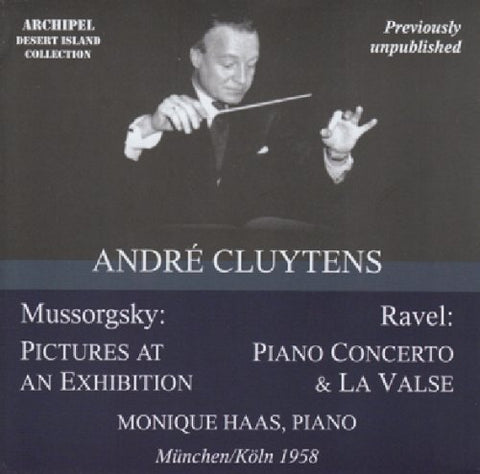 Paris Conservatoire Orchestra/Cologne Radio - Piano Con.in G maj/Pictures at an Exhib..(Ravel) [CD]