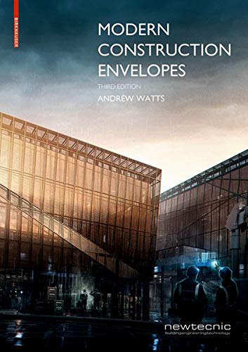 Book cover: "Modern Construction Envelopes" with a building facade image.