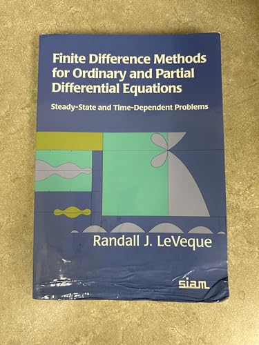 Blue textbook cover with title “Finite Difference Methods” and author’s name.