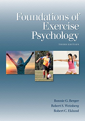 Textbook cover titled Foundations of Exercise Psychology with photos of people exercising.