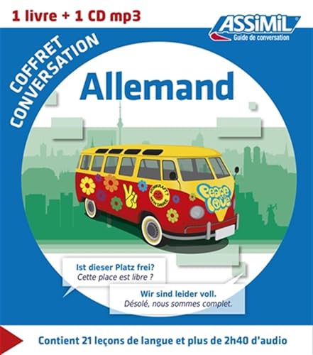 Coffret conversation allemand (guide +CD)