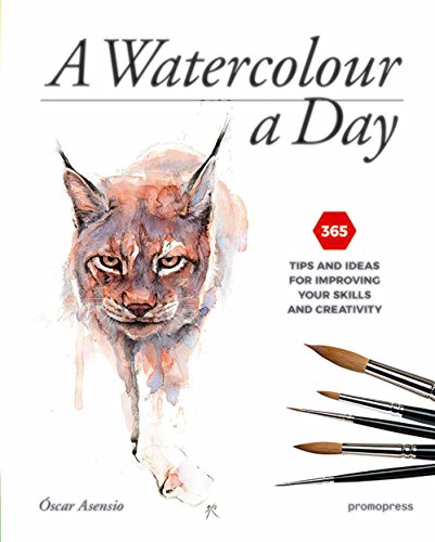 A Watercolour a Day: 365 Tips and Ideas for Improving Your Skills and Creativity (Albums beaux livres et carnets de voyages)