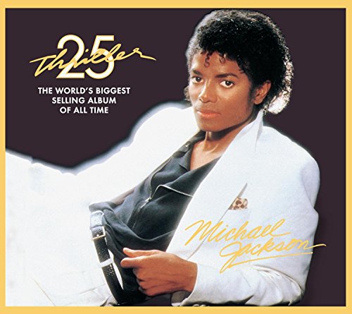 Michael Jackson’s “Thriller” 25th Anniversary Edition album cover with portrait.