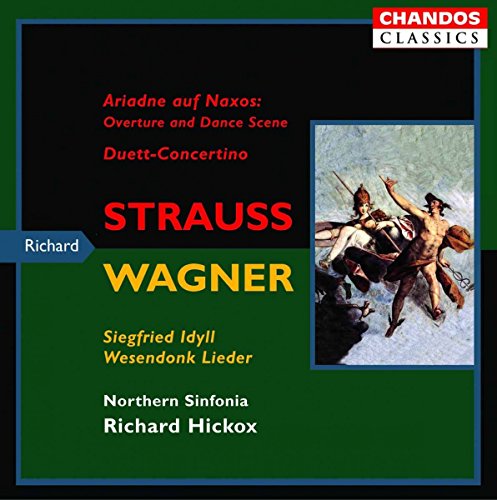 CD cover for classical music by Strauss and Wagner, featuring artwork.