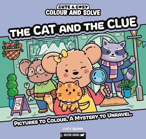 Cover of children’s book featuring animal detectives and a small orange cat.