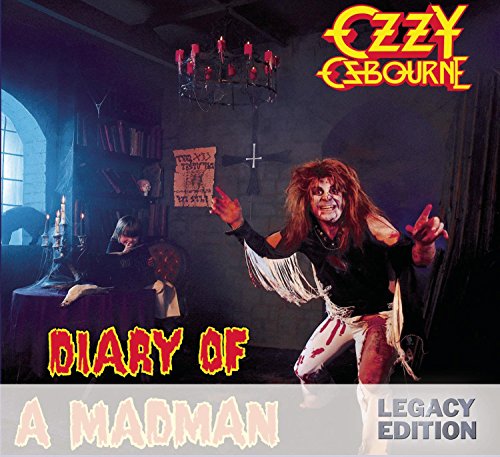 Ozzy Osbourne album cover: a dramatic, gothic scene with a figure mid-pose.