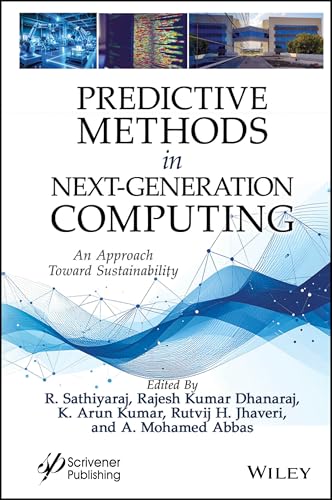 Book cover: "Predictive Methods in Next-Generation Computing" with abstract network design.