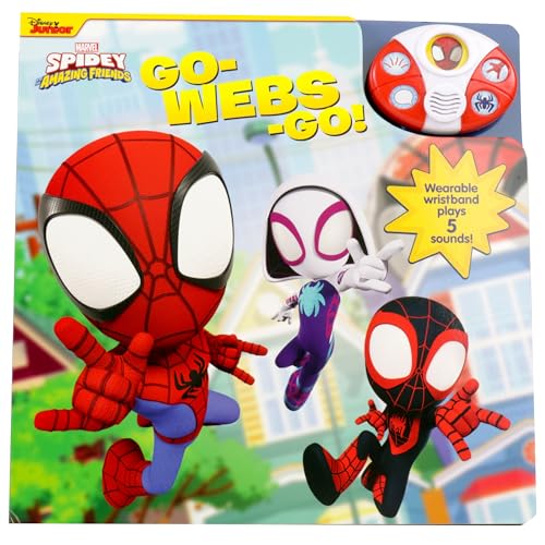 Disney Junior Marvel Spidey and His Amazing Friends: Go-Webs-Go! Sound Book and Wristband