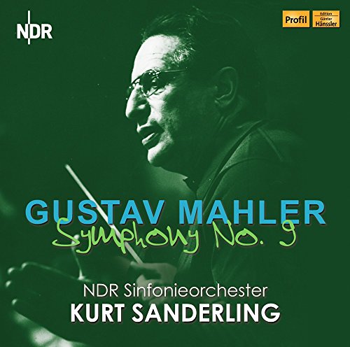 CD cover featuring a portrait of conductor Kurt Sanderling and text "Gustav Mahler.